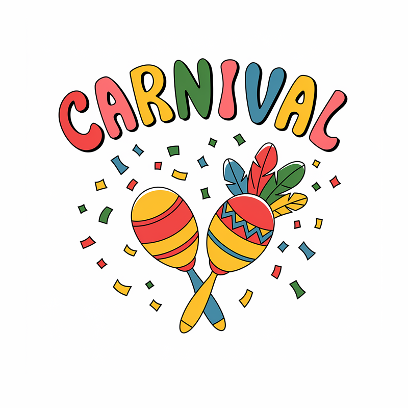 Carnival Pattern T-shirt