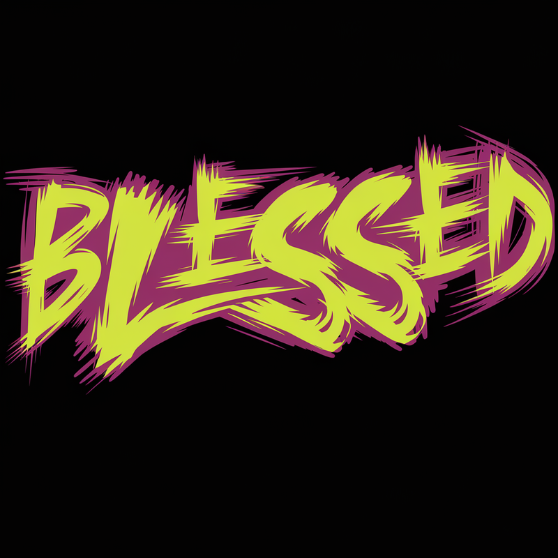 Blessed Graphic Tee - Trendy Motivational Shirt