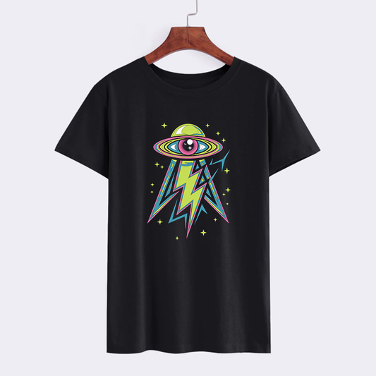 Cosmic Eye Alien Graphic T-Shirt