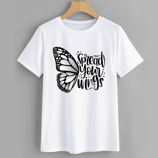 Butterfly Spread Your Wings Cotton T-Shirt