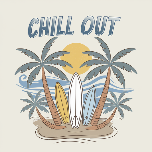 Tropical Surf Chill Out T-Shirt