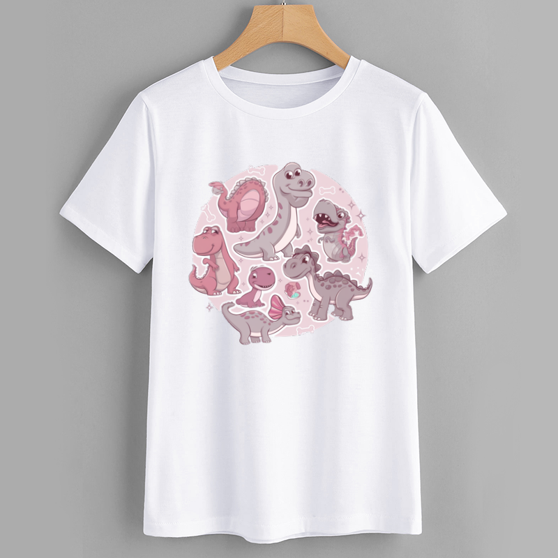 Cute Dinosaur Graphic T-Shirt for Kids