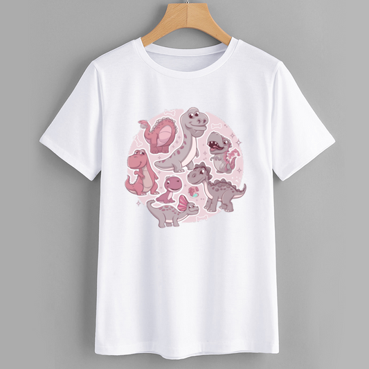 Cute Dinosaur Graphic T-Shirt for Kids