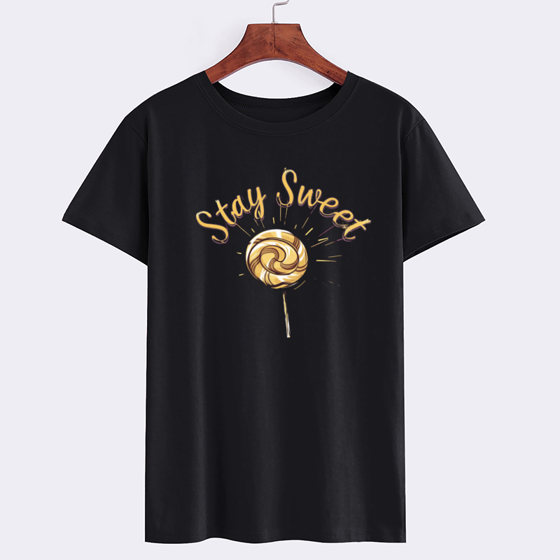 Stay Sweet Lollipop Graphic T-Shirt