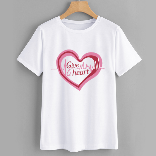 Give Heart Graphic T-Shirt