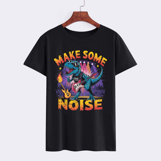 Rockin' Dino Make Some Noise T-Shirt