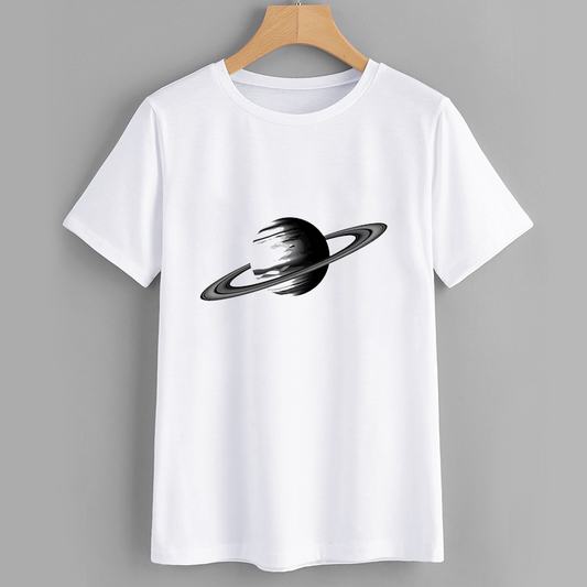 Planet Saturn Graphic T-Shirt