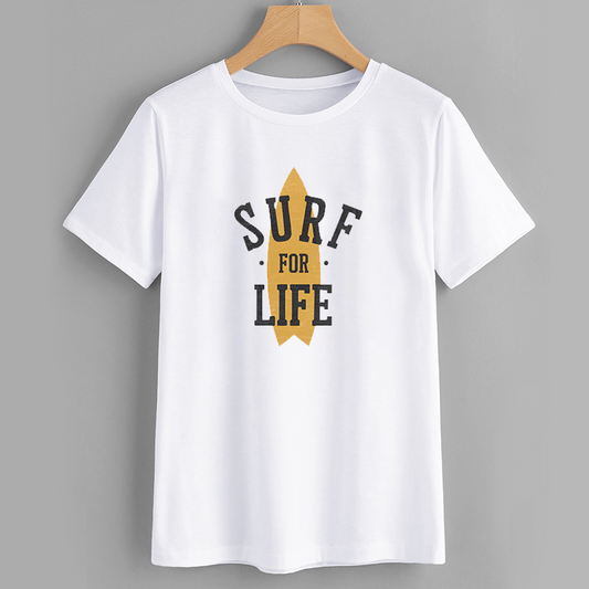 Surf for Life Graphic T-Shirt