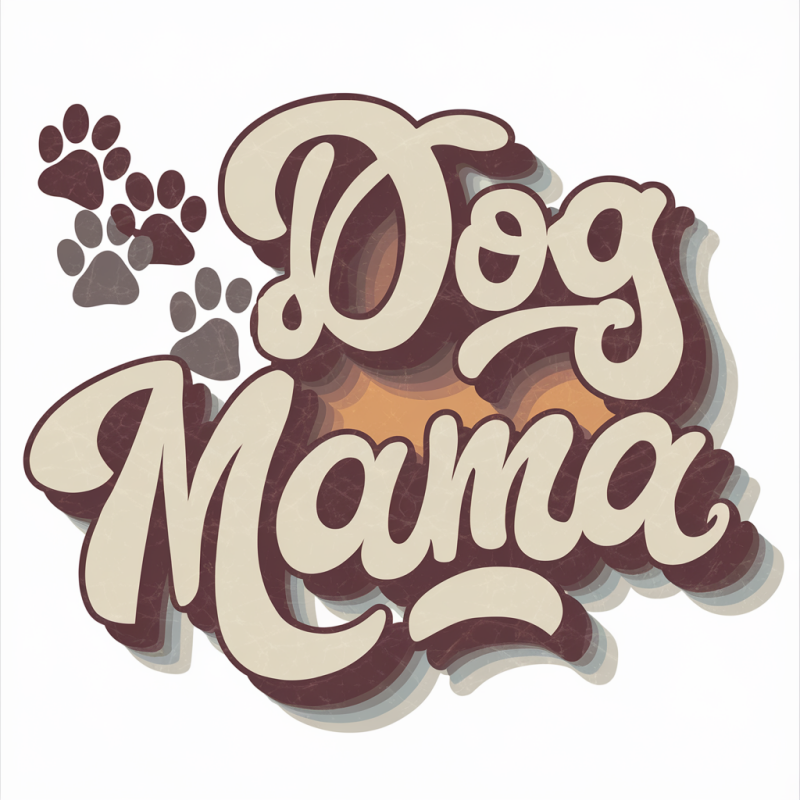 Dog Mama Cute Graphic T-Shirt for Pet Lovers