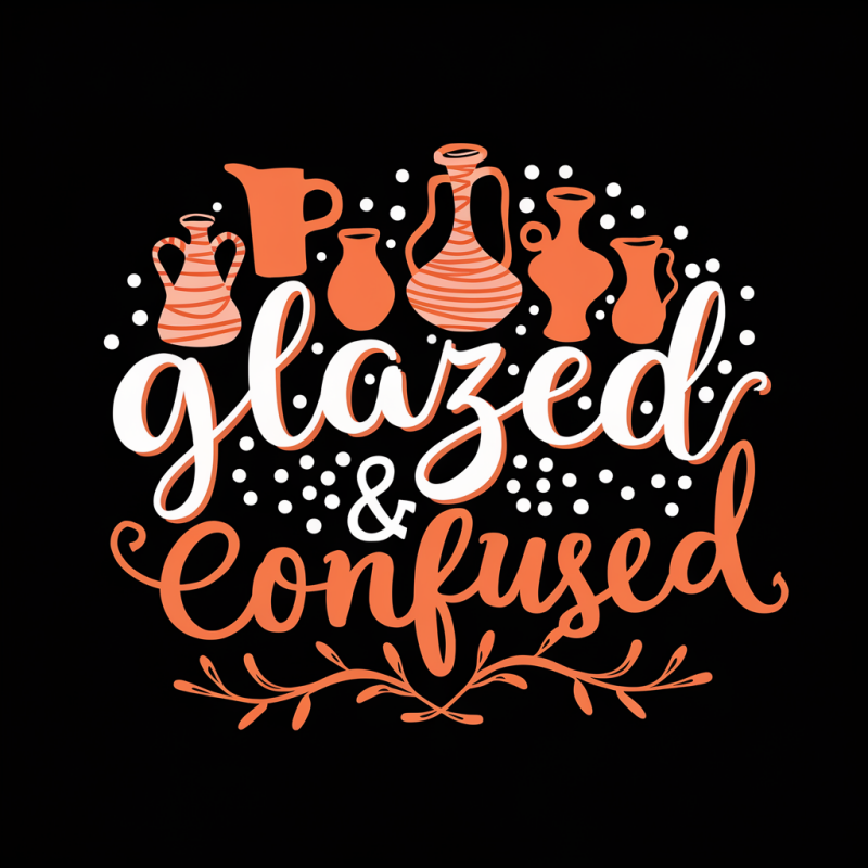 Glazed and Confused Ceramic Art T-Shirt