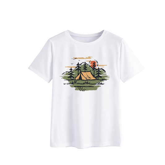 Outdoor Adventure Camping Graphic T-Shirt