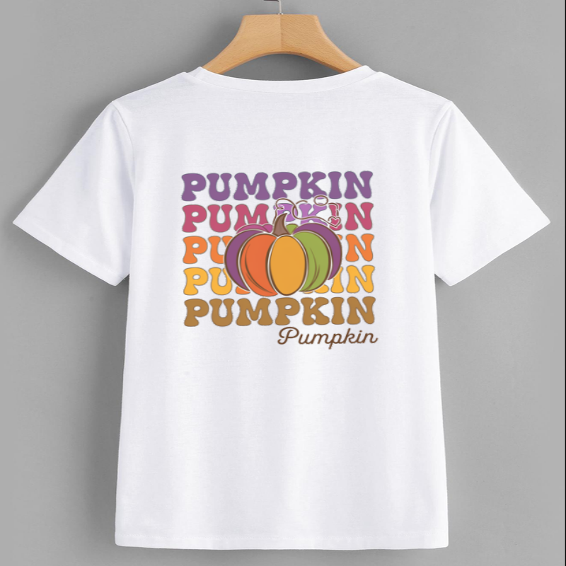 Pumpkin Graphic T-Shirt for Fall