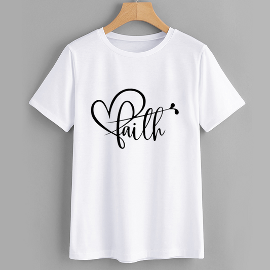 Faith Heart Graphic T-Shirt