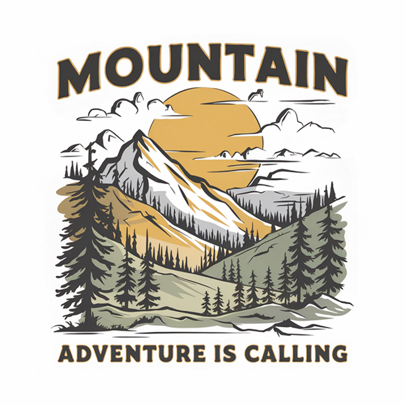 Mountain Adventure Graphic T-Shirt for Outdoor Enthusiasts