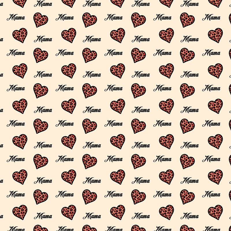 Valentine's Day MAMA Leopard Print Shirt
