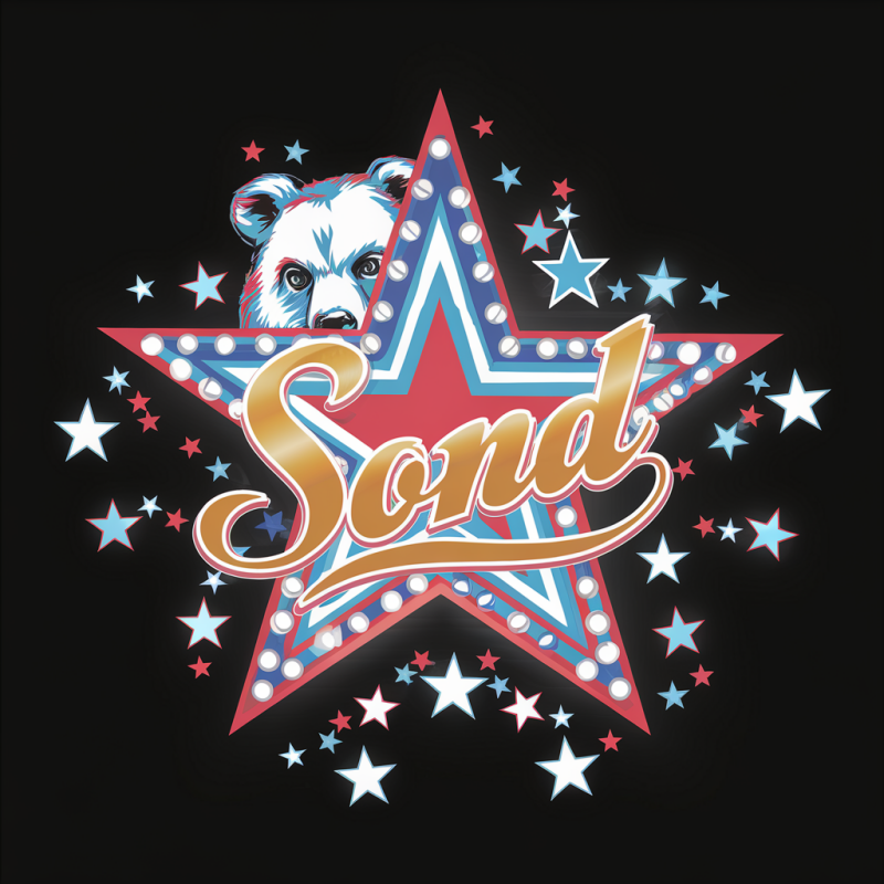 Star Graphic Panda T-Shirt for Trendy Casual Wear