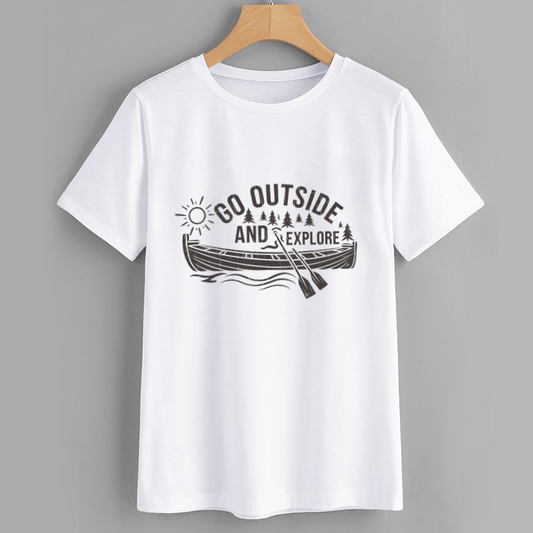 Cotton Outdoor Graphic T-Shirt