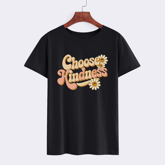 Choose Kindness Graphic Tee - Positive Message T-Shirt for Everyday Wear
