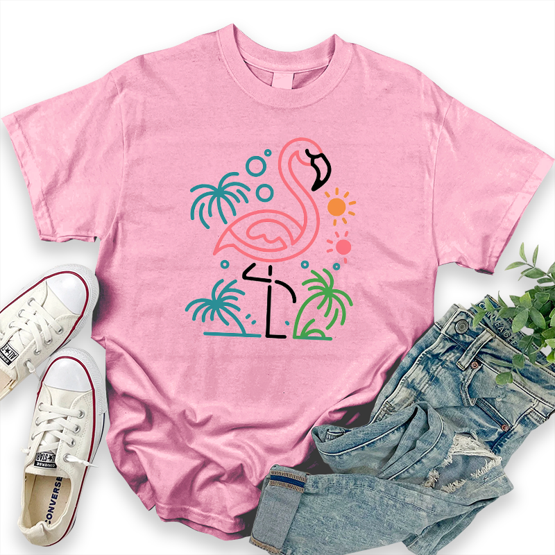 Flamingo Paradise Top