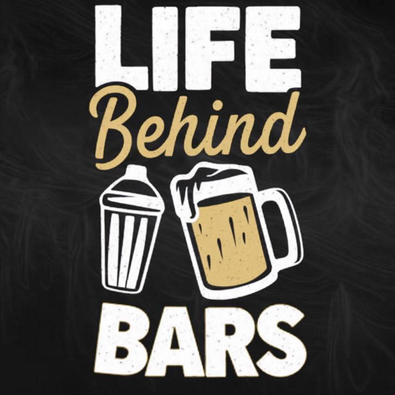 Life Behind Bars Funny Beer T-Shirt