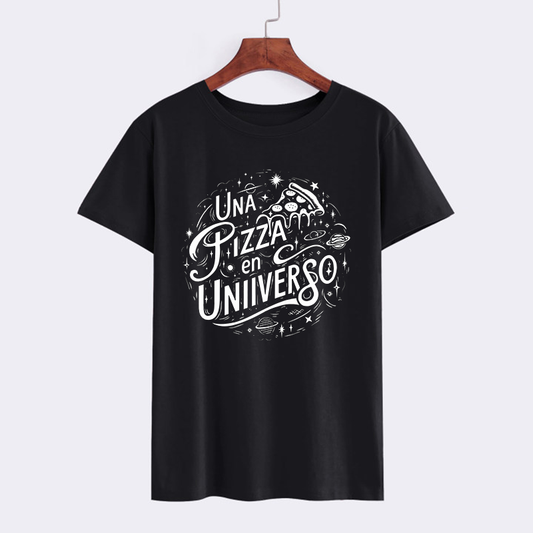 Cosmic Pizza Graphic T-Shirt