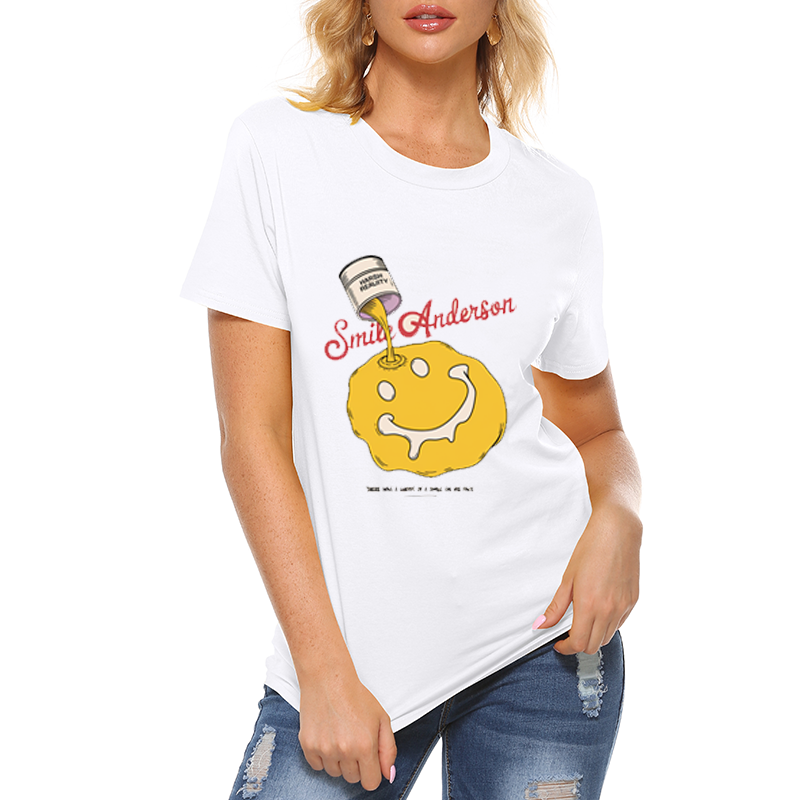 Smile Anderson Casual Pattern Top