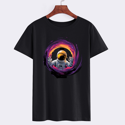Astronaut Space Graphic T-Shirt - Cosmic Design for Space Enthusiasts