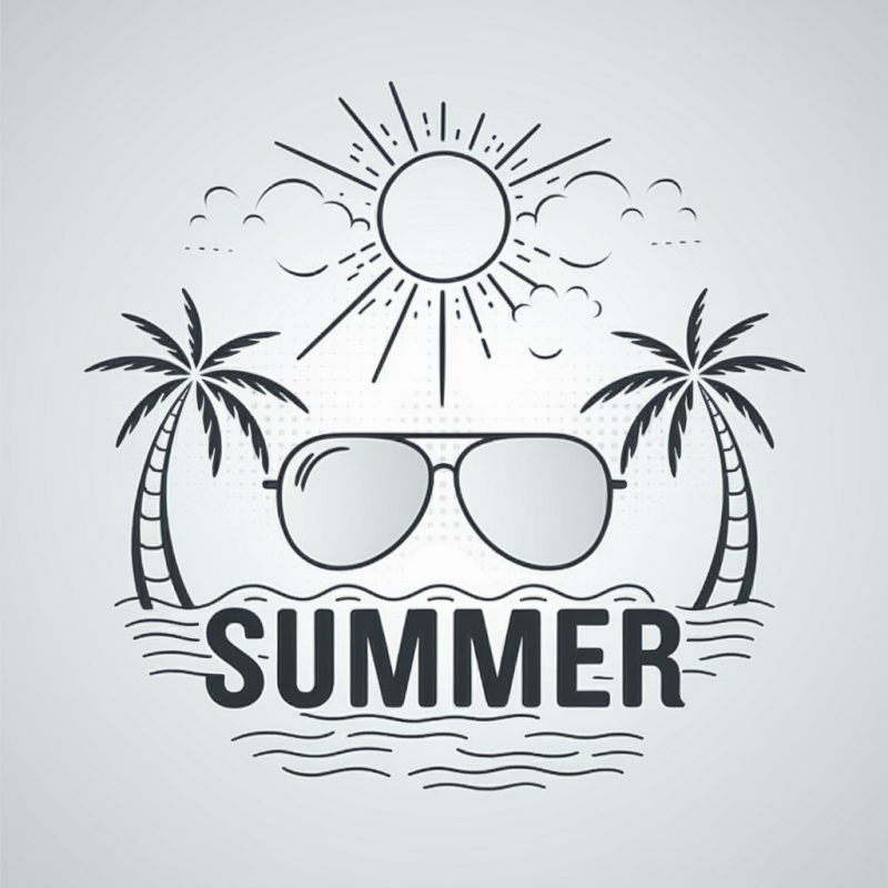 Summer Vibes Graphic T-Shirt