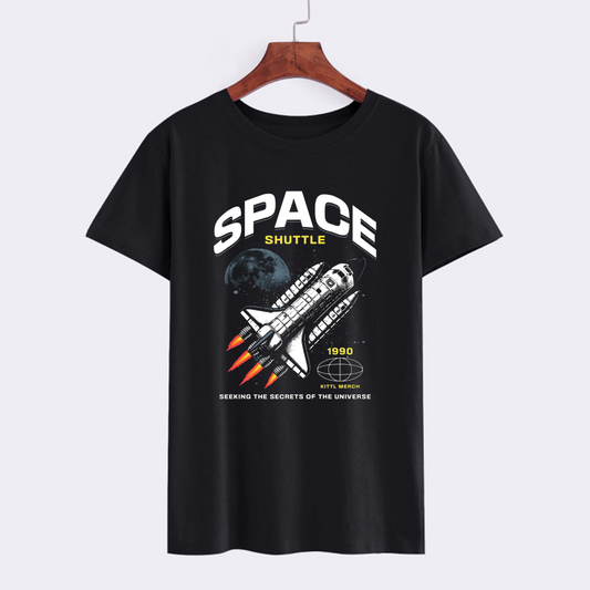 Vintage Space Shuttle Graphic T-Shirt