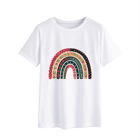 Colorful Rainbow Graphic T-Shirt for Kids