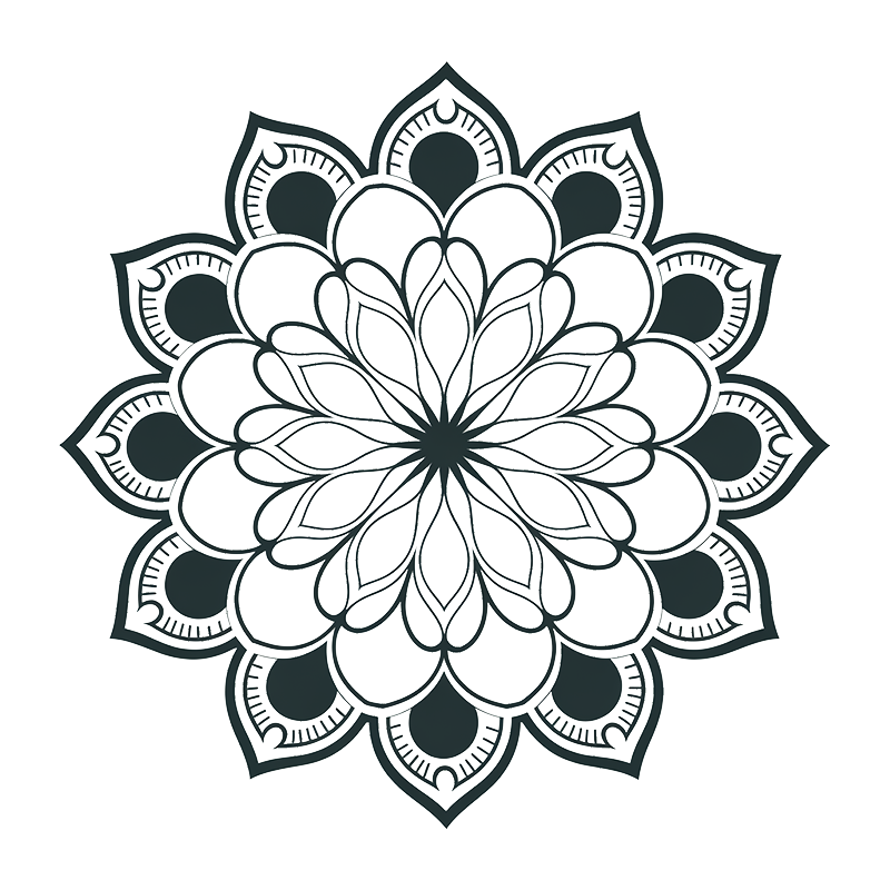 Mandala Flower Pattern Top