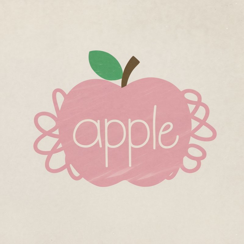 Cute Apple Graphic T-Shirt for Casual Style
