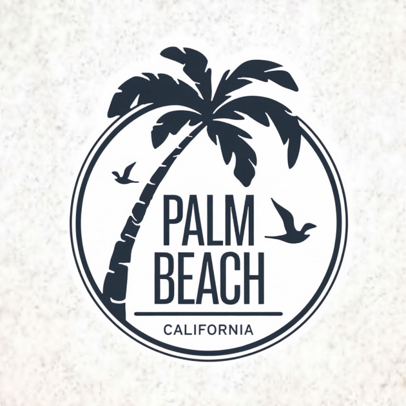 Palm Beach California Graphic T-shirt