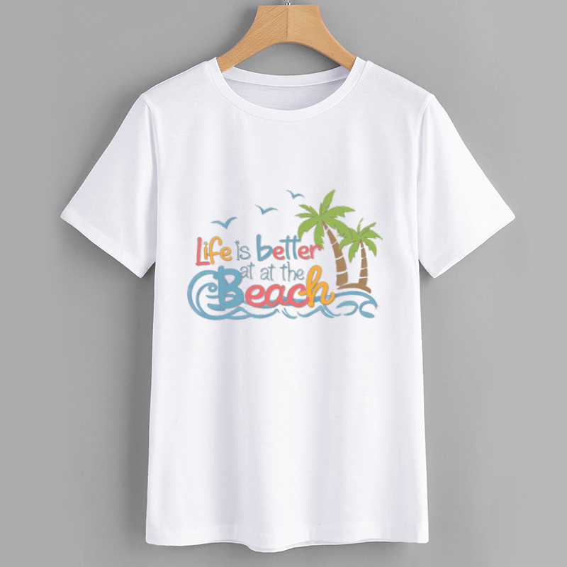 Cotton Beach Graphic T-Shirt