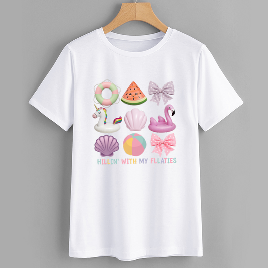 SunnyVibe Summer Graphic Cotton T-Shirt