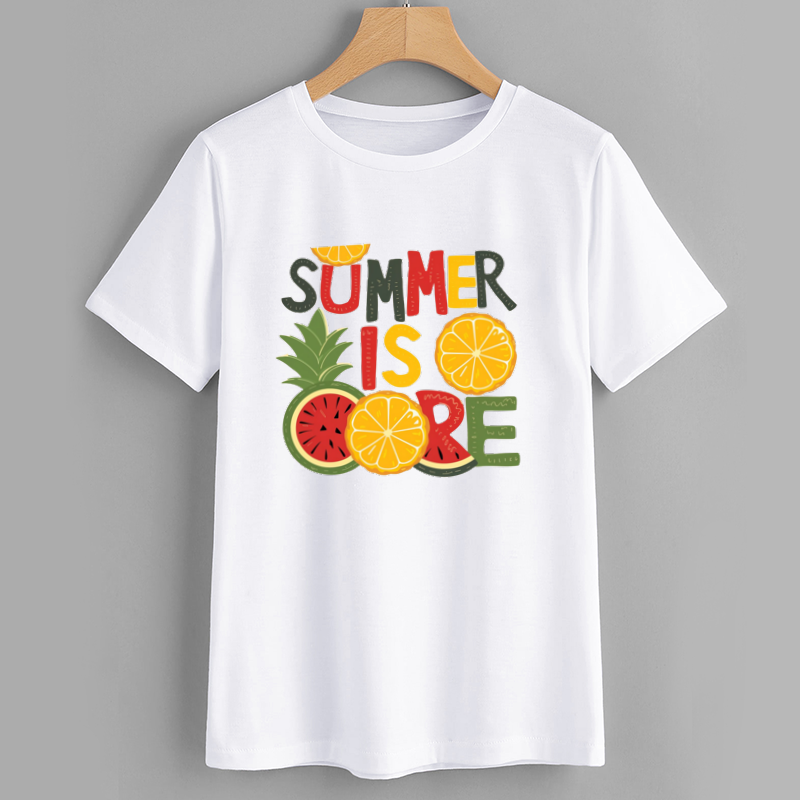 Summer Is More Fruit Graphic T-Shirt