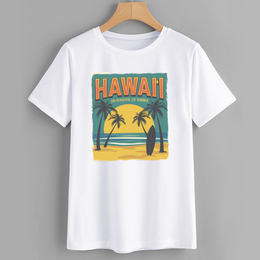 Hawaii Summer Graphic T-Shirt