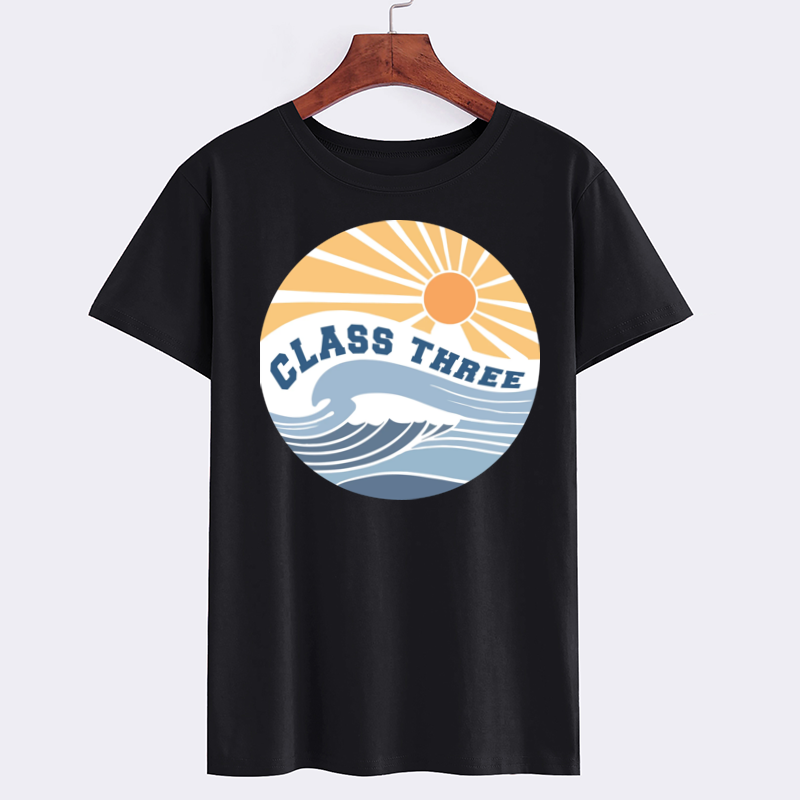 CLASS THREE Graphic Surfing T-Shirt