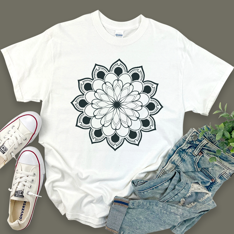 Mandala Flower Pattern Top
