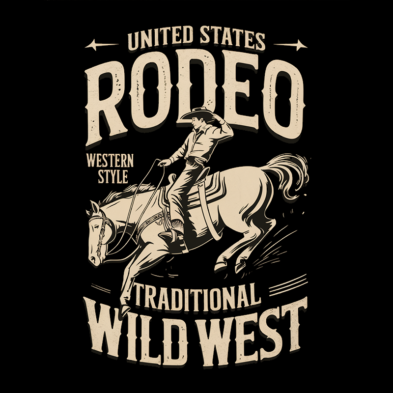 United States Rodeo Vintage Graphic T-Shirt