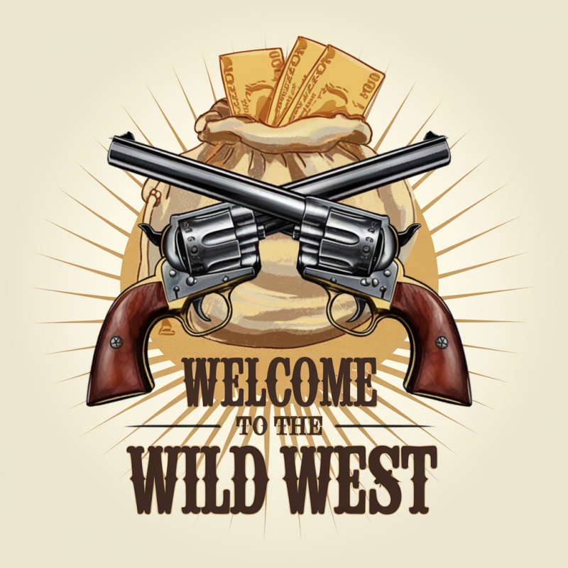 Revolver Guns Graphic T-Shirt for Men