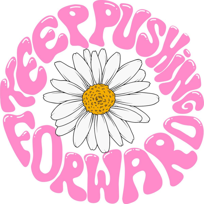 Keep Pushing Forward Graphic T-Shirt
