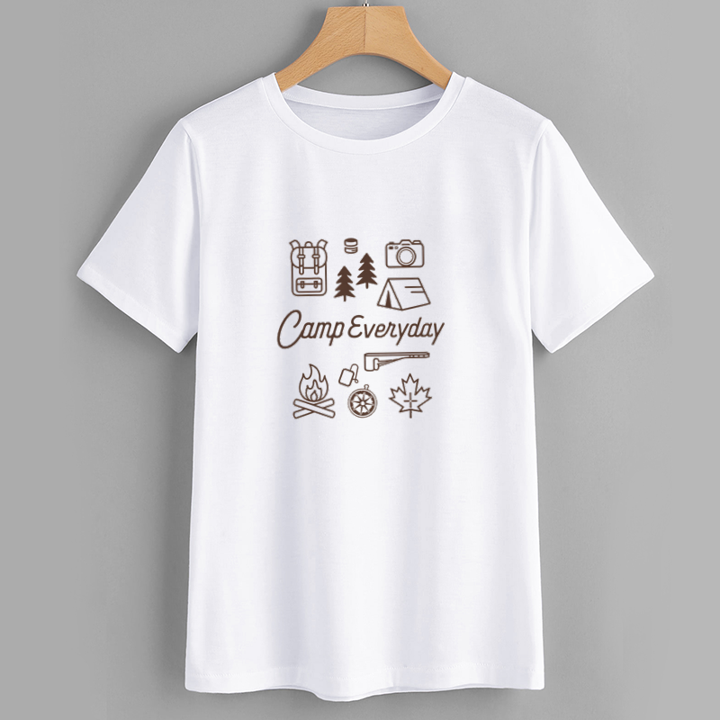 Camp Everyday Graphic T-Shirt for Outdoor Enthusiasts