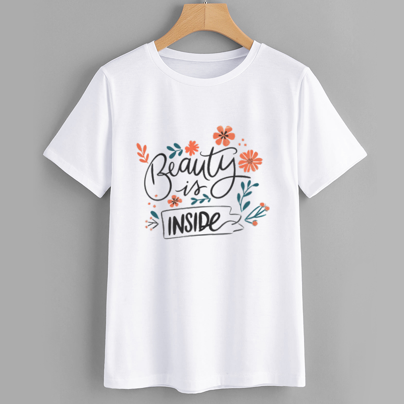 Floral Beauty Is Inside Graphic T-Shirt