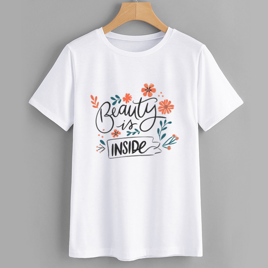 Floral Beauty Is Inside Graphic T-Shirt