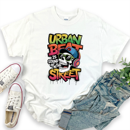 Urban Beat Skeleton Music T-shirt