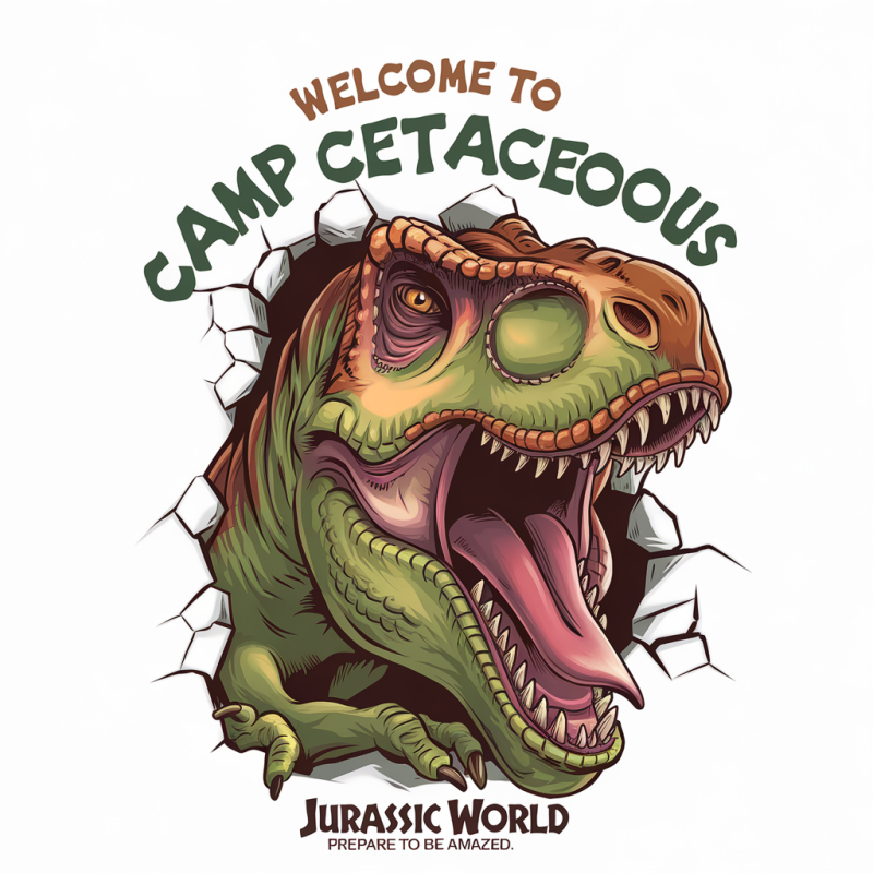 Jurassic World Camp Cretaceous Dinosaur Graphic T-Shirt