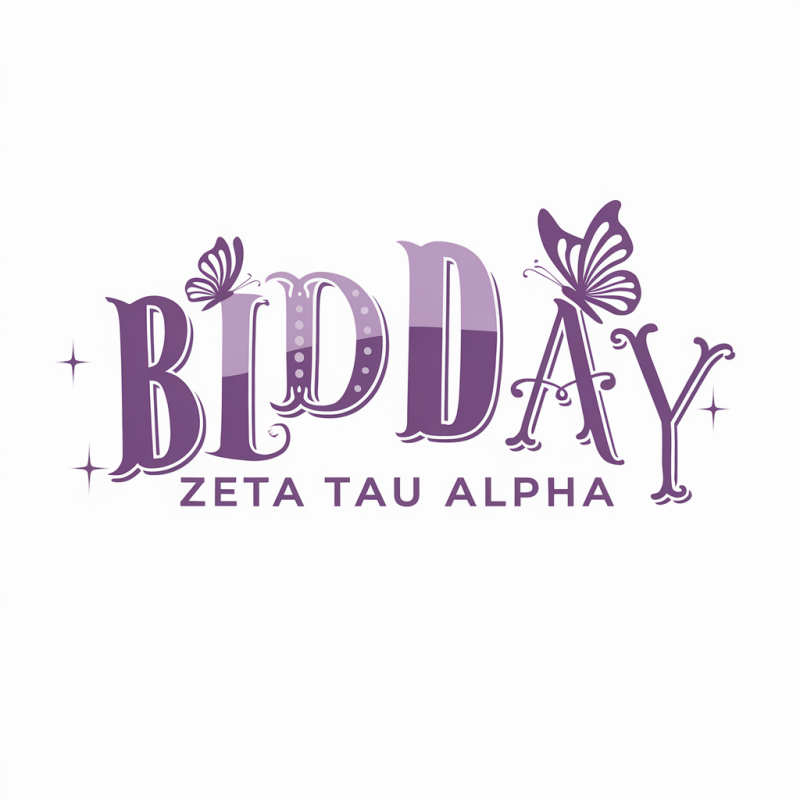Zeta Tau Alpha Birthday Celebration T-Shirt