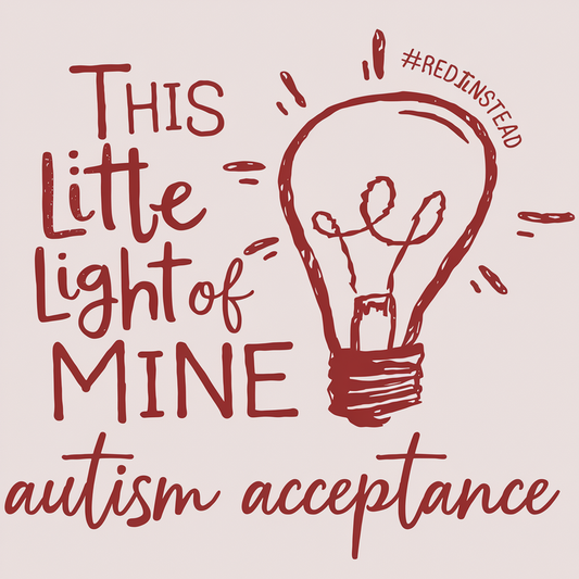 Autism Acceptance Light Bulb T-Shirt