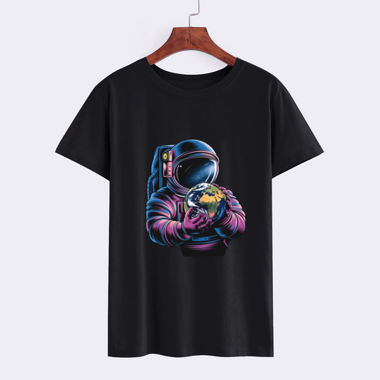 Cosmic Astronaut Graphic T-Shirt